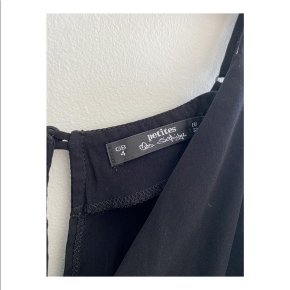 Topshop / Miss Selfridge Petite Black Jumpsuit - Picture 4 of 4